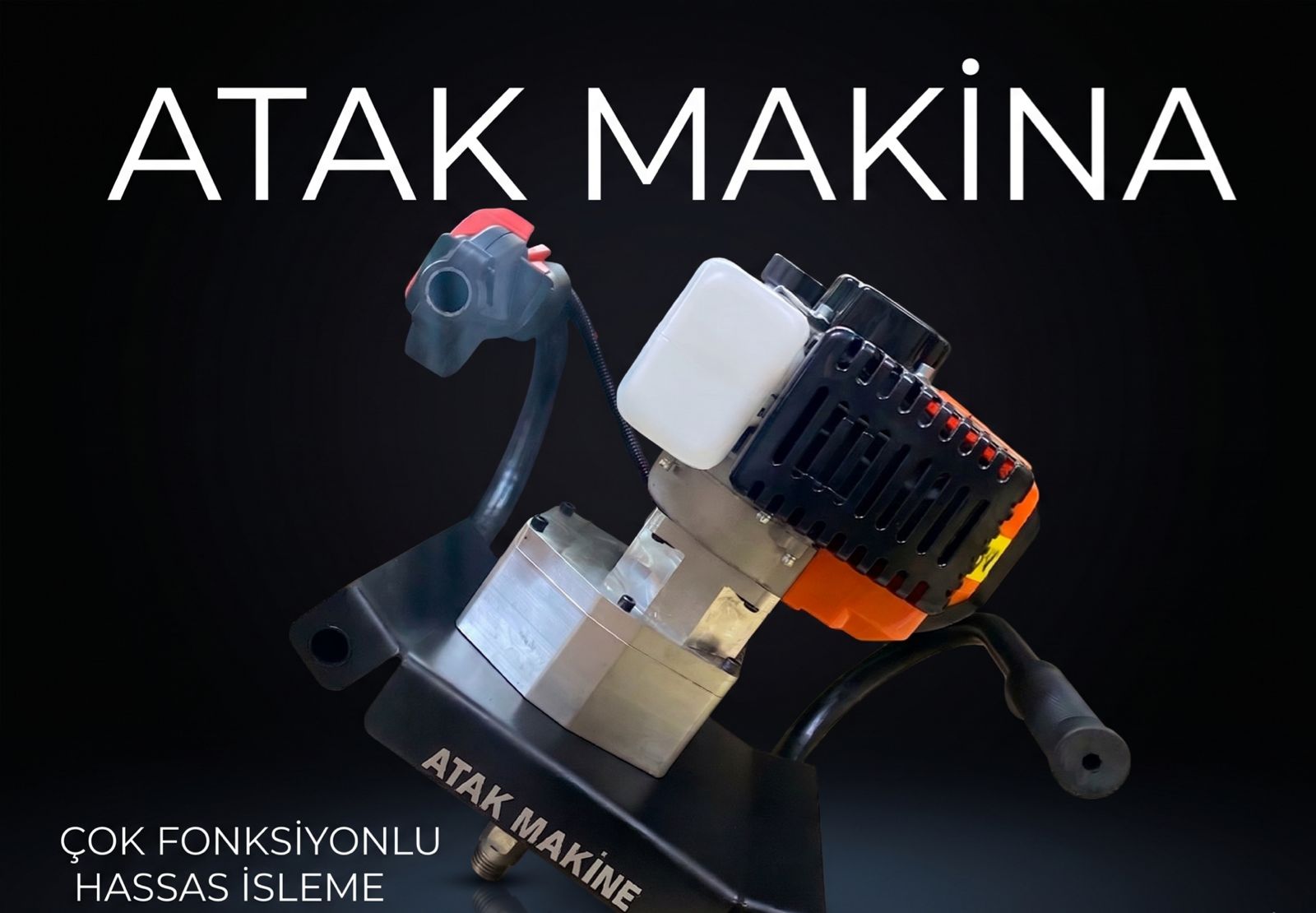 ATAK VEGA 3.5HP GÜÇLENMİŞ ŞANZIMANLI BENZİNLİ KAROT & EL SONDAJ 5 MT SET